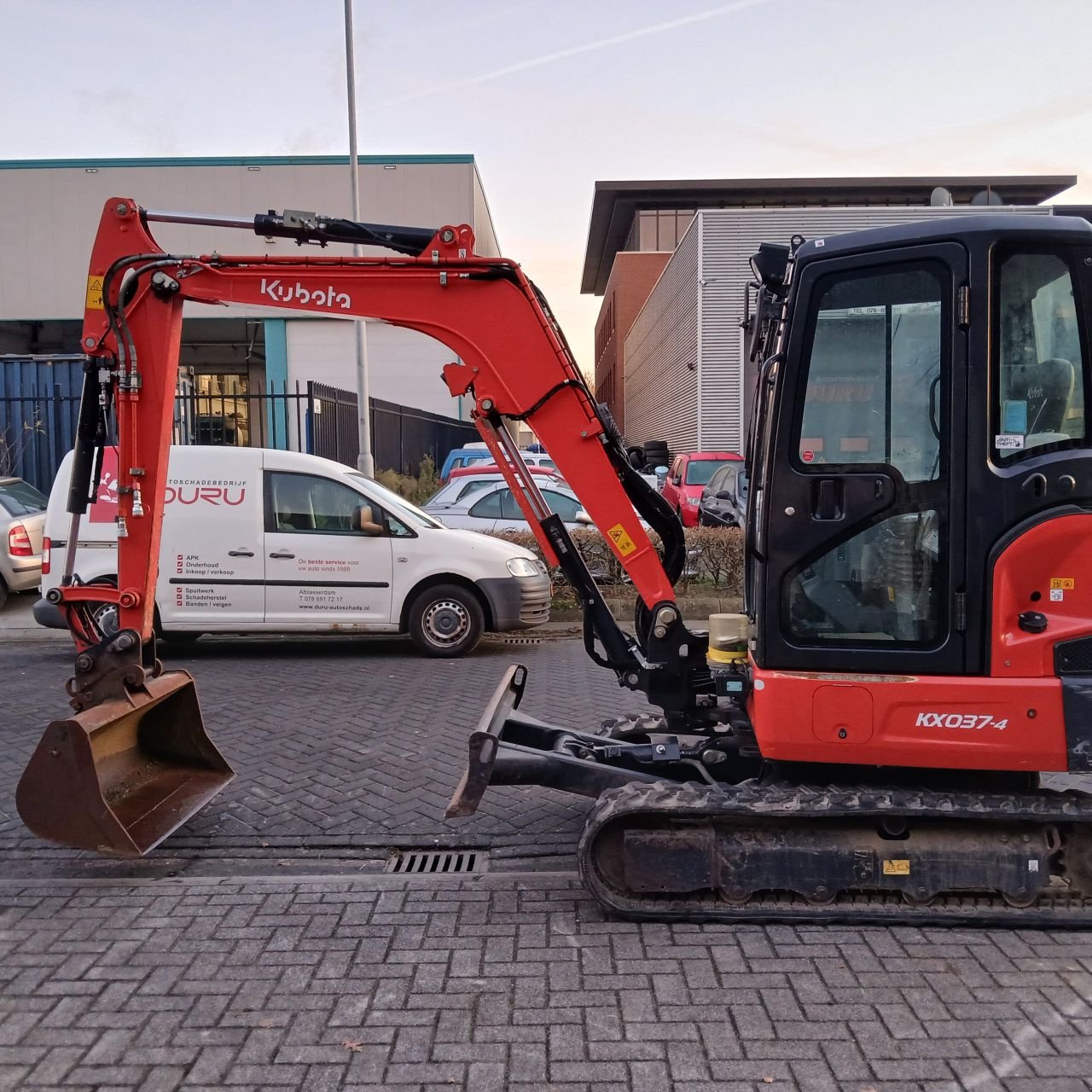 Minibagger типа Kubota Kx037-4., Gebrauchtmaschine в Alblasserdam (Фотография 6)