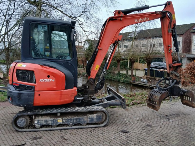 Minibagger des Typs Kubota Kx037-4., Gebrauchtmaschine in Alblasserdam (Bild 1)