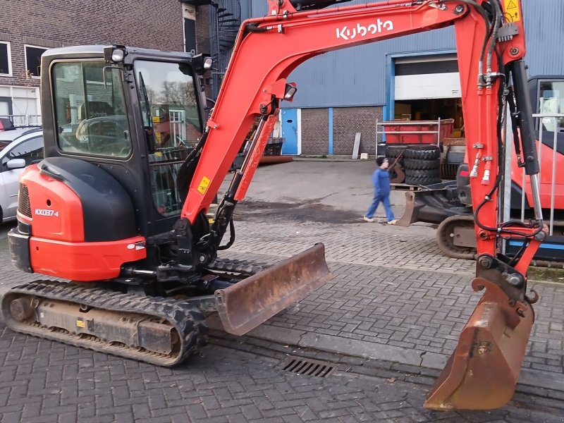 Minibagger del tipo Kubota Kx037-4., Gebrauchtmaschine en Alblasserdam (Imagen 1)