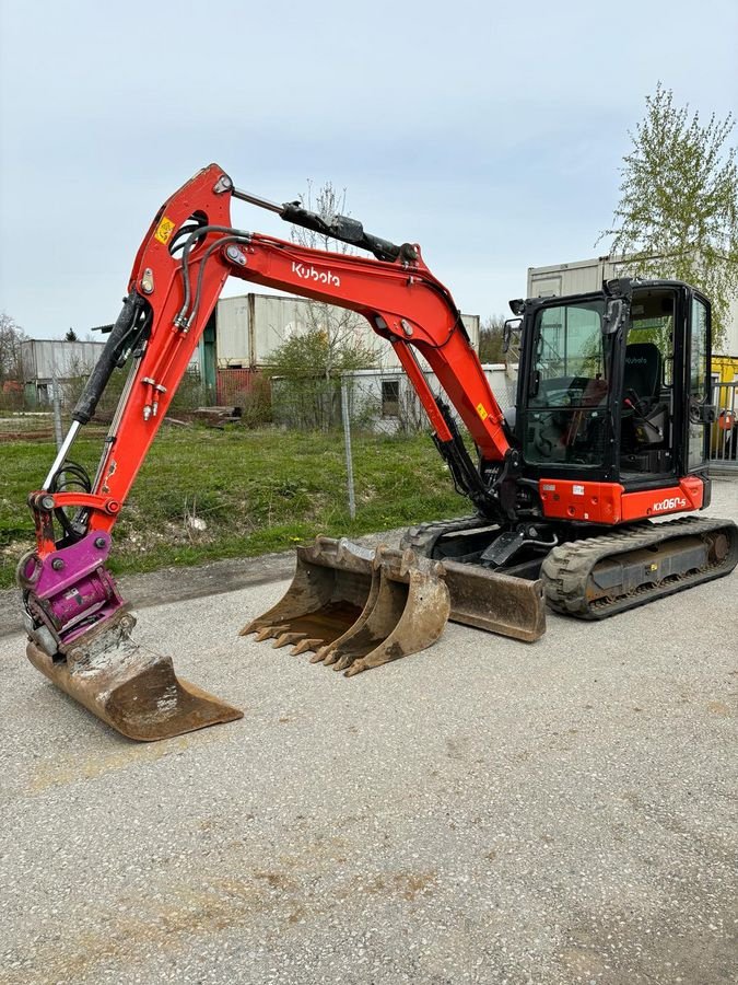 Minibagger του τύπου Kubota KX060-5, Gebrauchtmaschine σε Gabersdorf (Φωτογραφία 1)