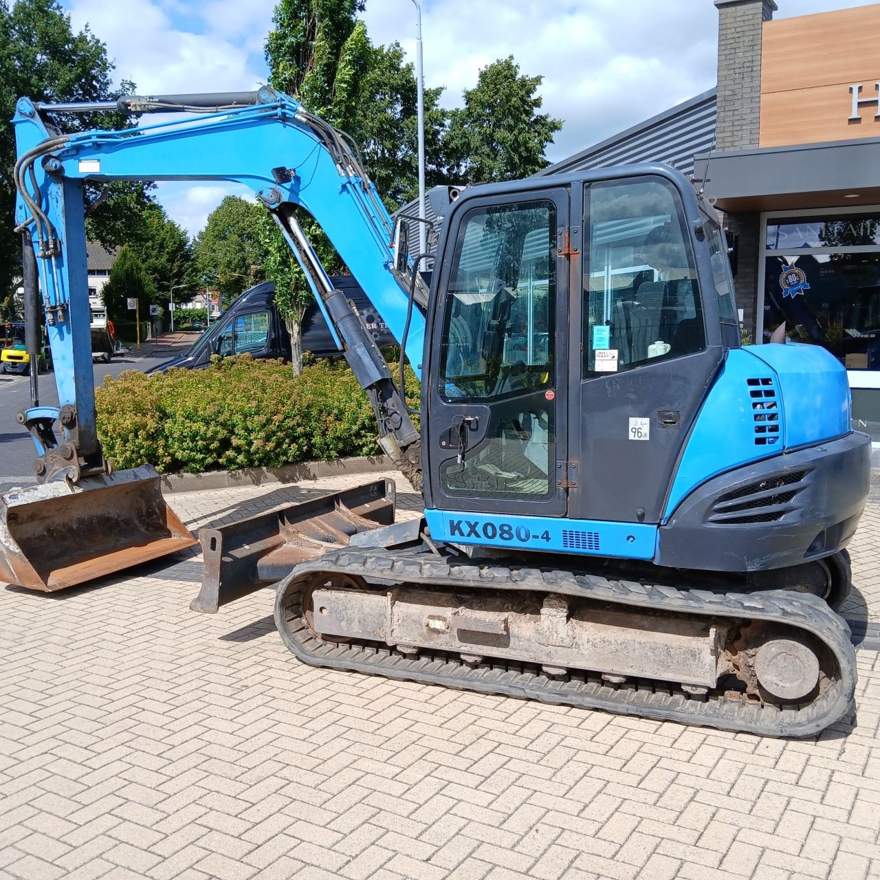 Minibagger des Typs Kubota Kx080-4., Gebrauchtmaschine in Alblasserdam (Bild 1)