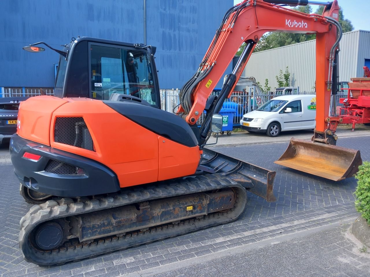 Minibagger des Typs Kubota KX080-4., Gebrauchtmaschine in Alblasserdam (Bild 2)