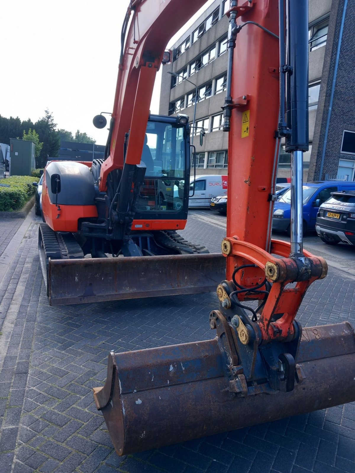 Minibagger des Typs Kubota KX080-4., Gebrauchtmaschine in Alblasserdam (Bild 5)