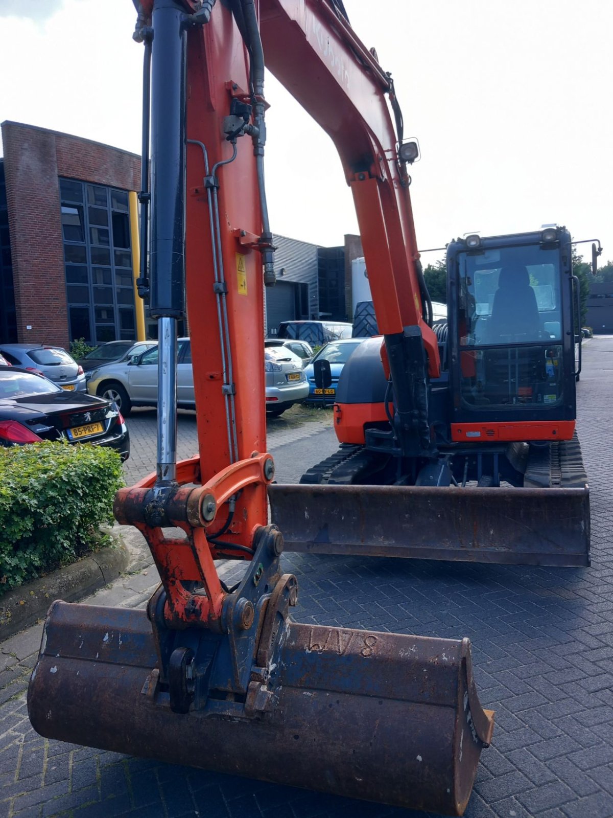 Minibagger des Typs Kubota KX080-4., Gebrauchtmaschine in Alblasserdam (Bild 4)