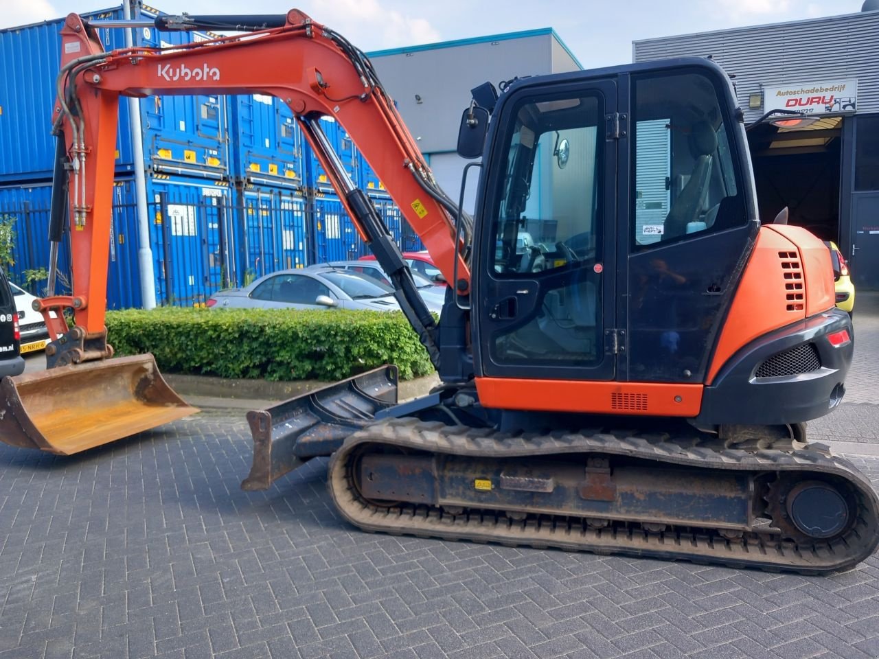 Minibagger des Typs Kubota KX080-4., Gebrauchtmaschine in Alblasserdam (Bild 1)