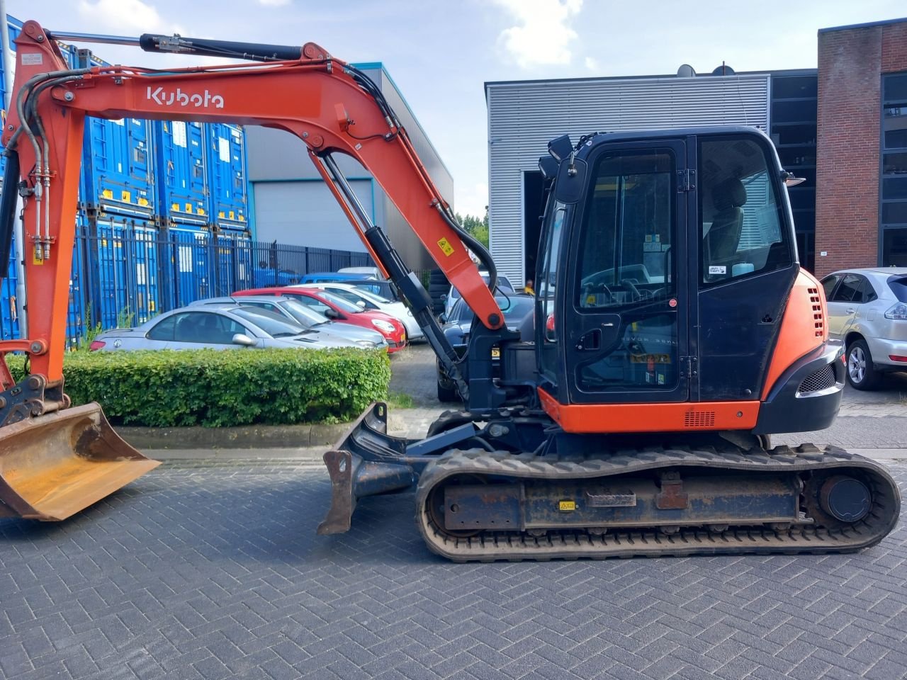 Minibagger des Typs Kubota KX080-4., Gebrauchtmaschine in Alblasserdam (Bild 11)