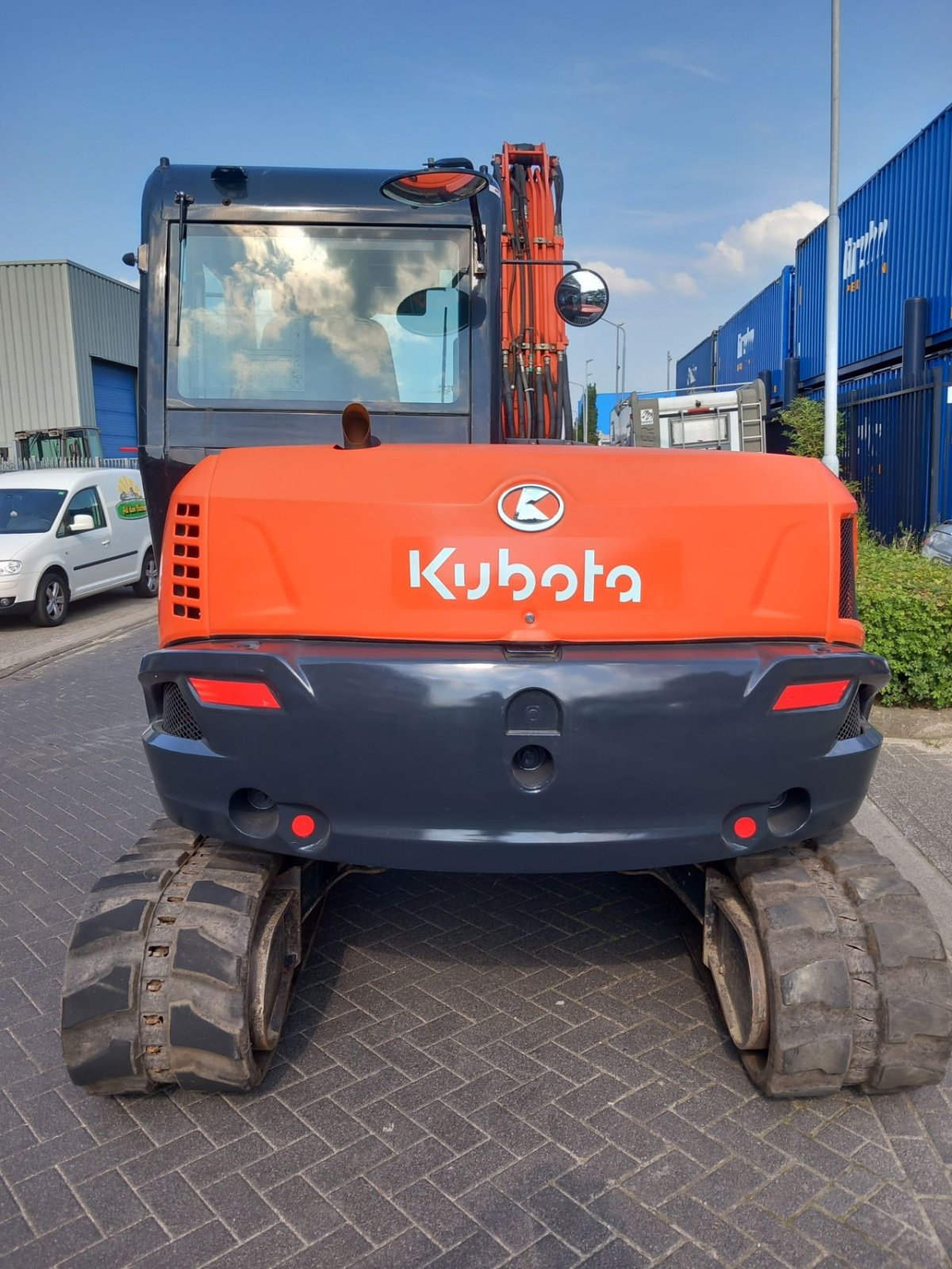 Minibagger des Typs Kubota KX080-4., Gebrauchtmaschine in Alblasserdam (Bild 3)