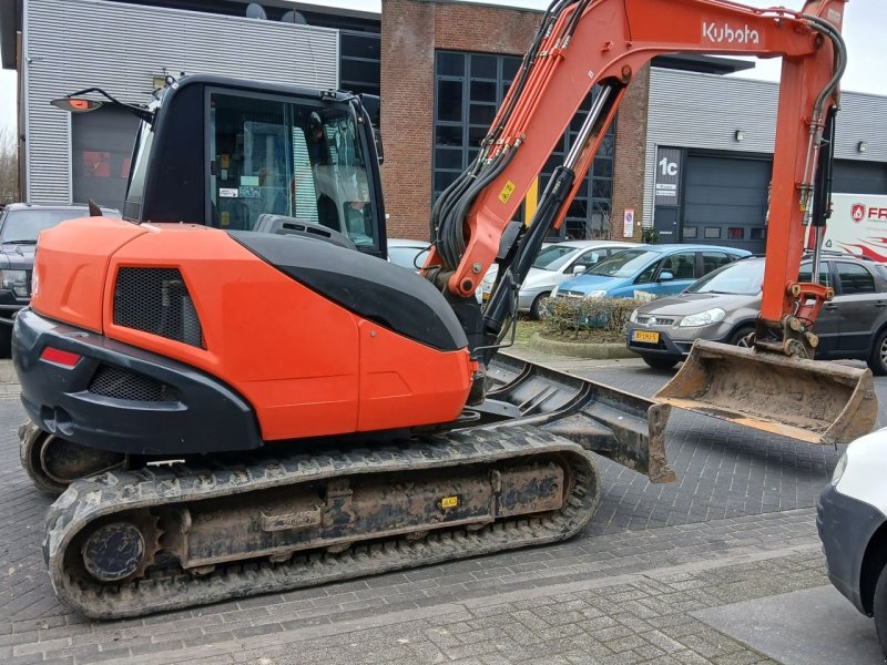 Minibagger del tipo Kubota Kx080-4., Gebrauchtmaschine en Alblasserdam (Imagen 1)