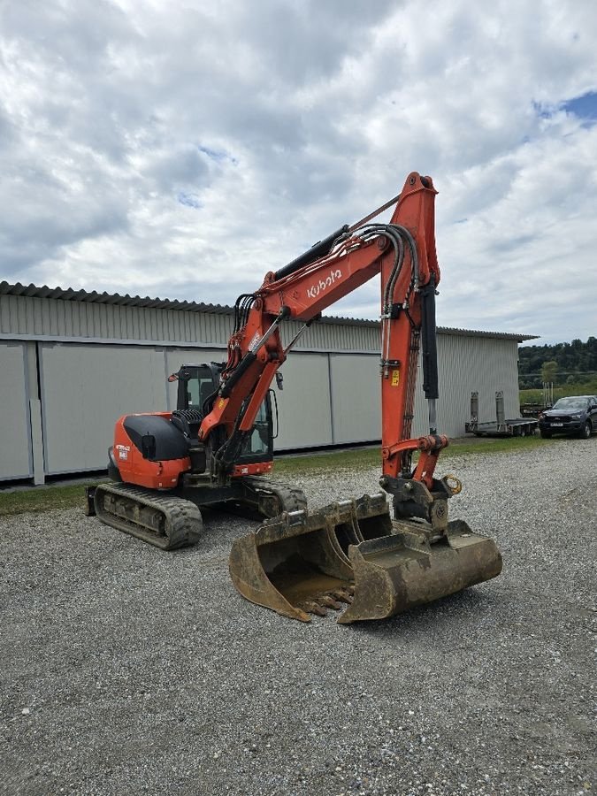 Minibagger Türe ait Kubota KX080-4, Gebrauchtmaschine içinde Gabersdorf (resim 10)