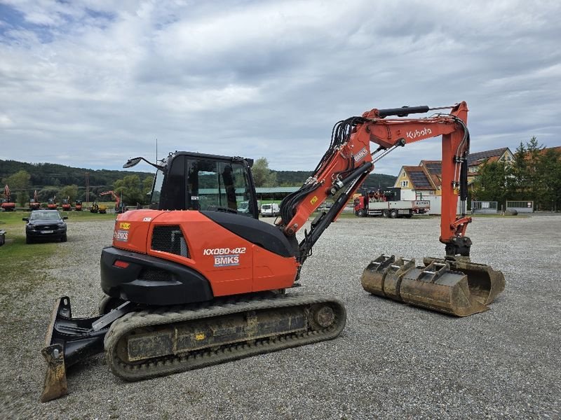 Minibagger του τύπου Kubota KX080-4, Gebrauchtmaschine σε Gabersdorf (Φωτογραφία 8)