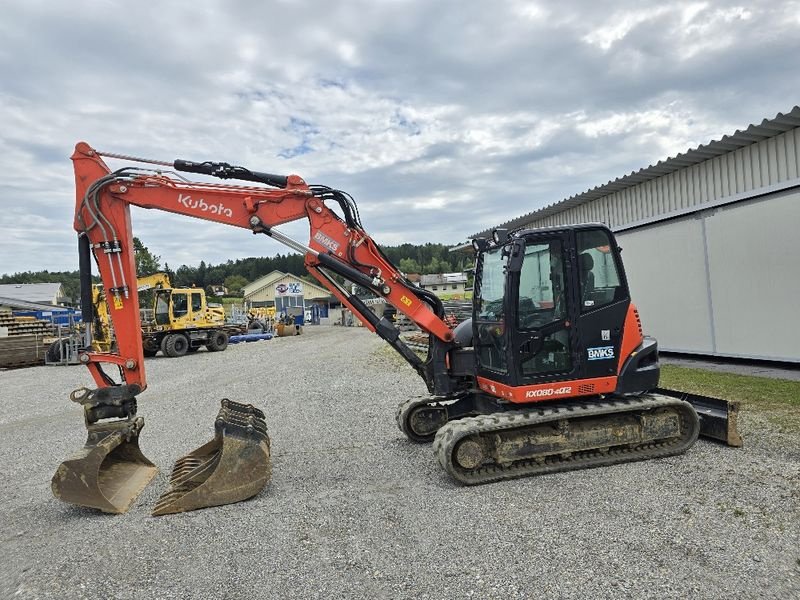 Minibagger типа Kubota KX080-4, Gebrauchtmaschine в Gabersdorf (Фотография 1)