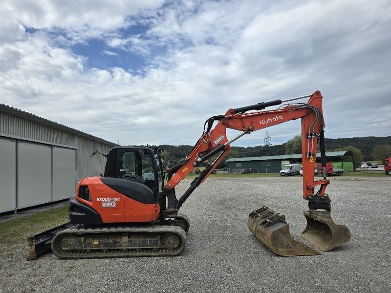 Minibagger of the type Kubota KX080-4, Gebrauchtmaschine in Gabersdorf (Picture 16)