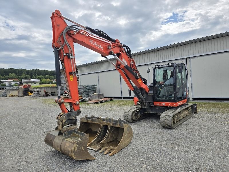 Minibagger van het type Kubota KX080-4, Gebrauchtmaschine in Gabersdorf (Foto 1)