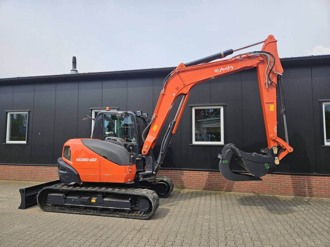 Minibagger del tipo Kubota KX080-4, Gebrauchtmaschine en Haaksbergen (Imagen 9)