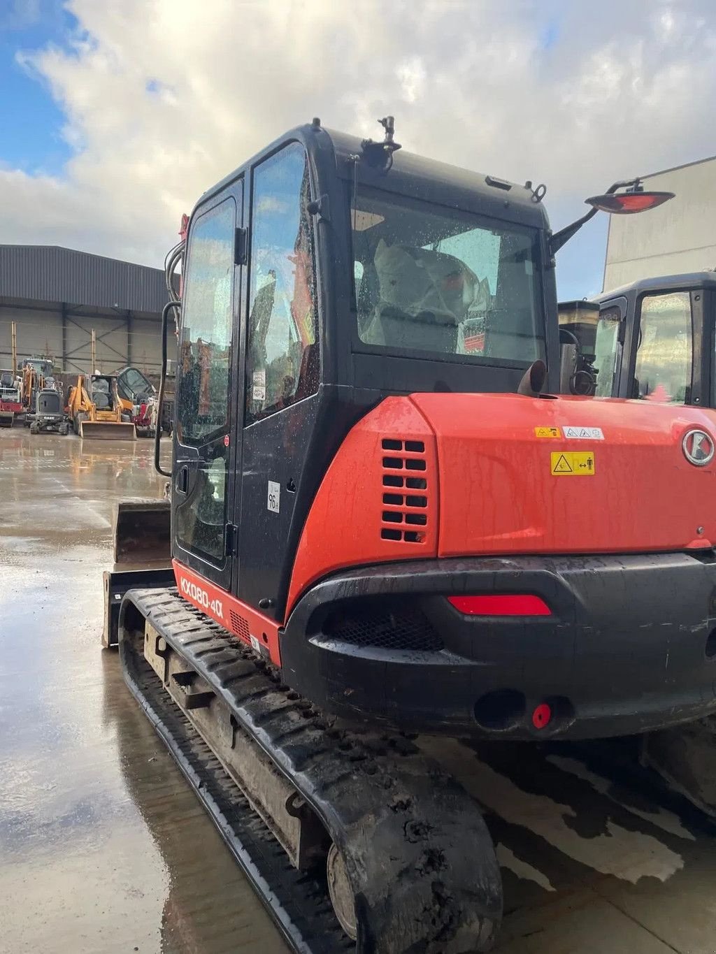 Minibagger typu Kubota KX080-4a, Gebrauchtmaschine w Wevelgem (Zdjęcie 2)