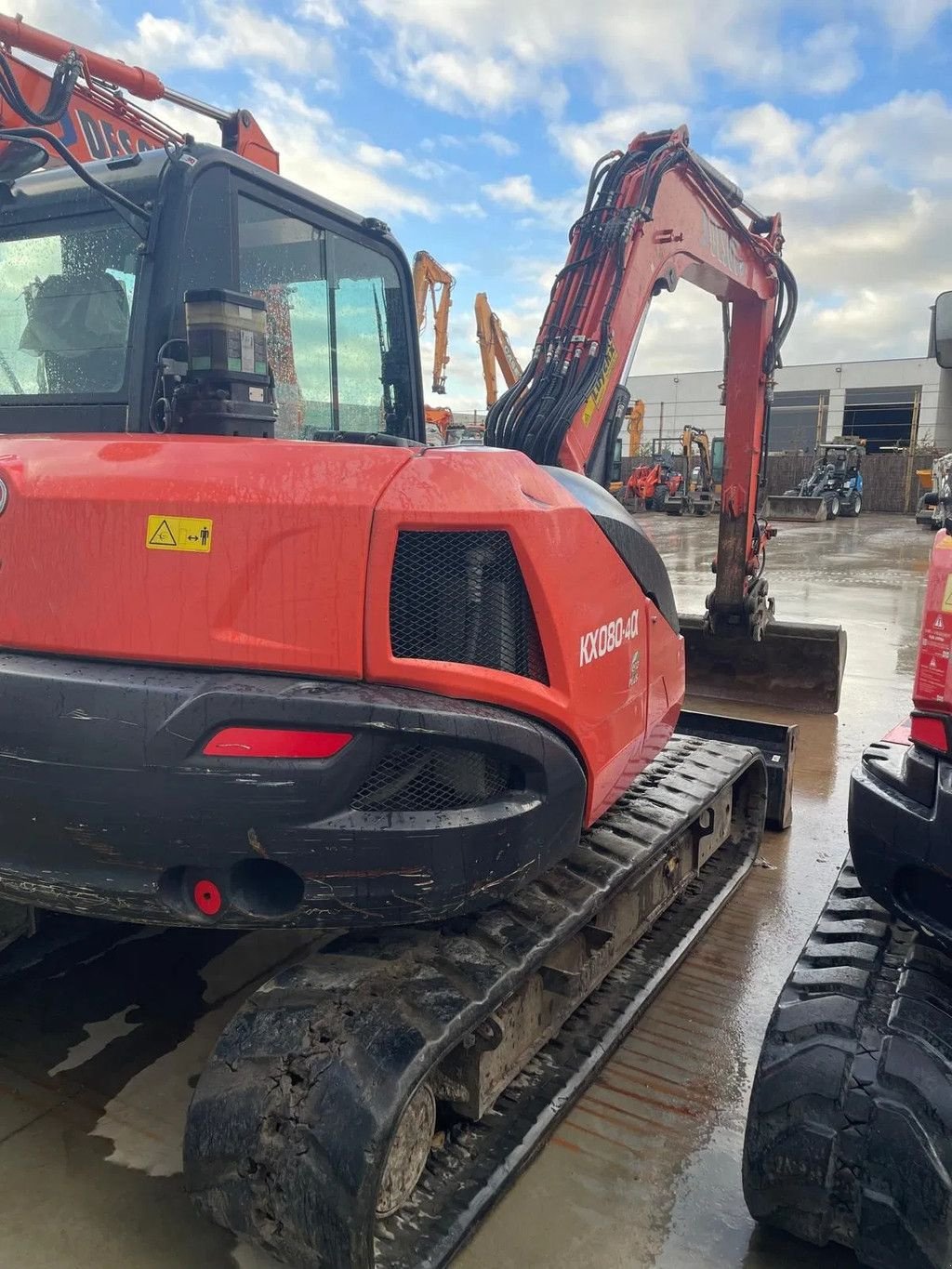 Minibagger typu Kubota KX080-4a, Gebrauchtmaschine w Wevelgem (Zdjęcie 3)