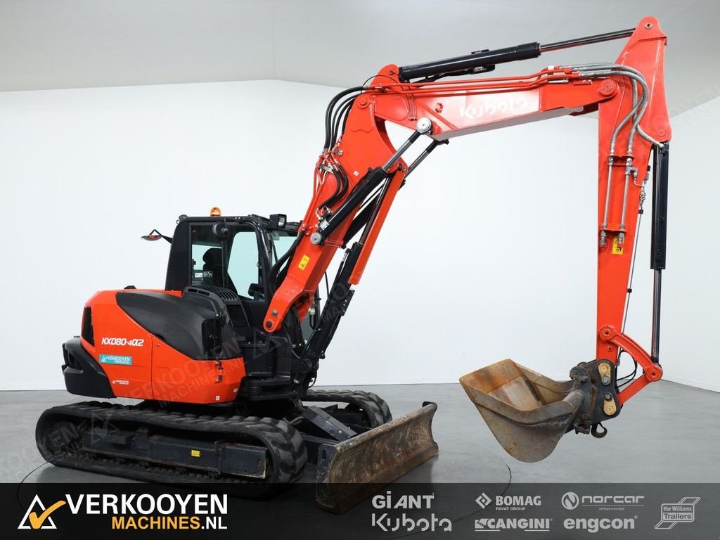 Minibagger van het type Kubota KX080-4a2 2PC, Gebrauchtmaschine in Vessem (Foto 5)