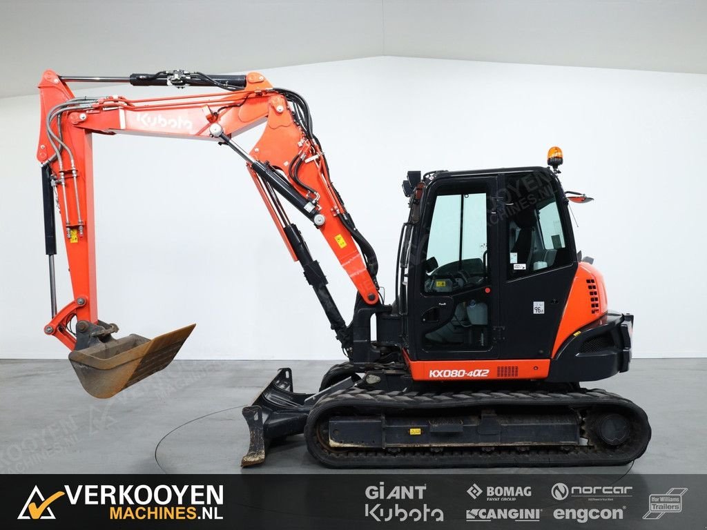 Minibagger типа Kubota KX080-4a2 2PC, Gebrauchtmaschine в Vessem (Фотография 2)