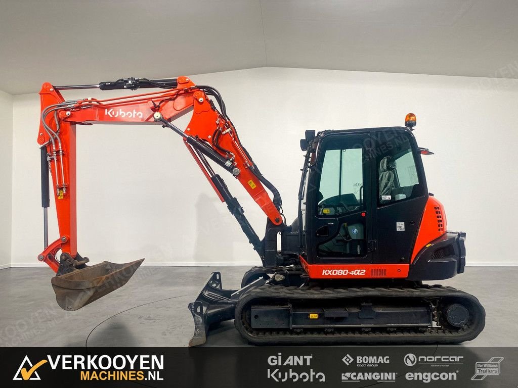 Minibagger типа Kubota KX080-4a2 2PC, Gebrauchtmaschine в Vessem (Фотография 1)