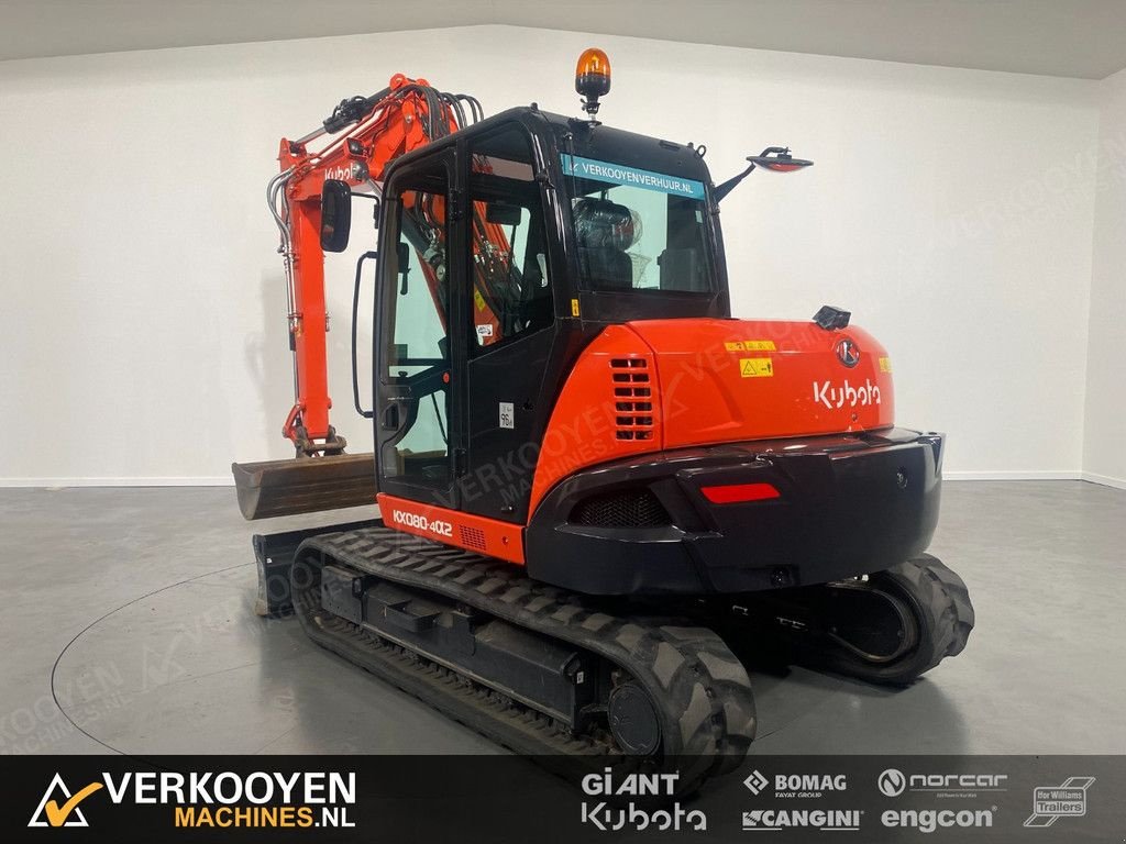 Minibagger des Typs Kubota KX080-4a2 2PC, Gebrauchtmaschine in Vessem (Bild 3)