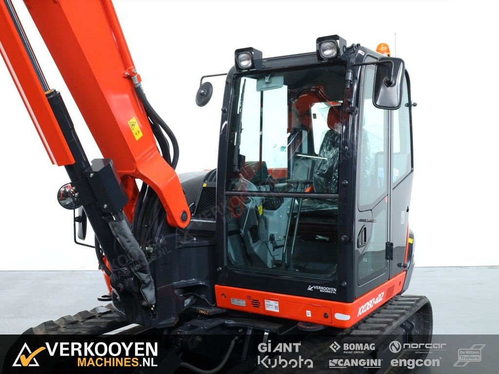 Minibagger типа Kubota KX080-4a2 Mono, Gebrauchtmaschine в Vessem (Фотография 10)