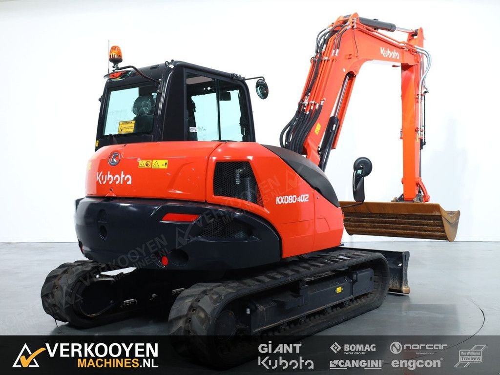 Minibagger za tip Kubota KX080-4a2 Mono, Gebrauchtmaschine u Vessem (Slika 5)