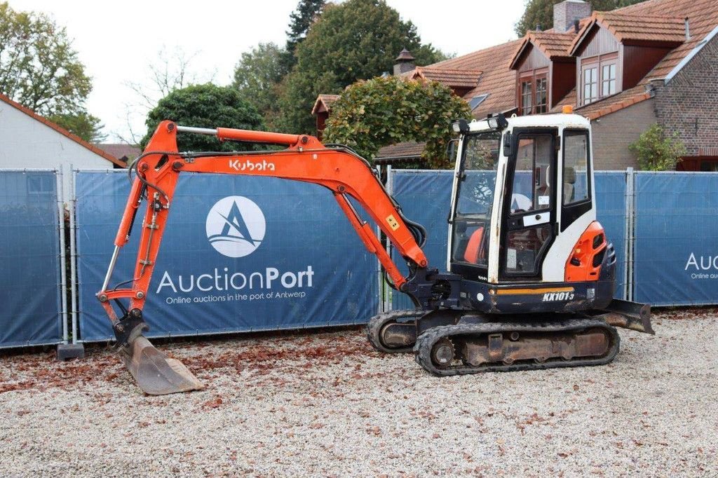 Minibagger del tipo Kubota KX101-3, Gebrauchtmaschine In Antwerpen (Immagine 9)