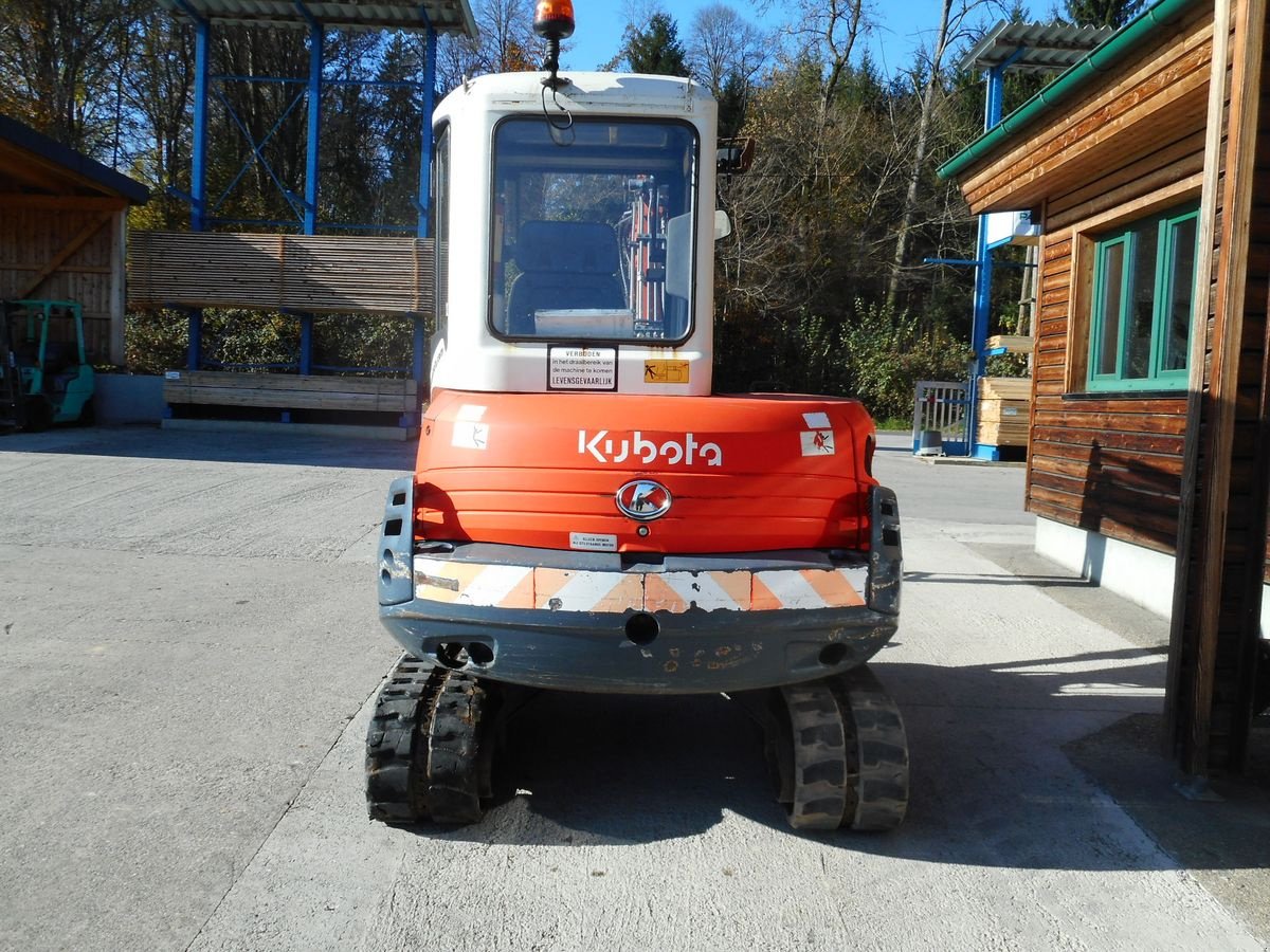 Minibagger typu Kubota KX121-3a ( 3.980kg ) hydr. SW + alle Leitungen, Gebrauchtmaschine v St. Nikolai ob Draßling (Obrázek 3)