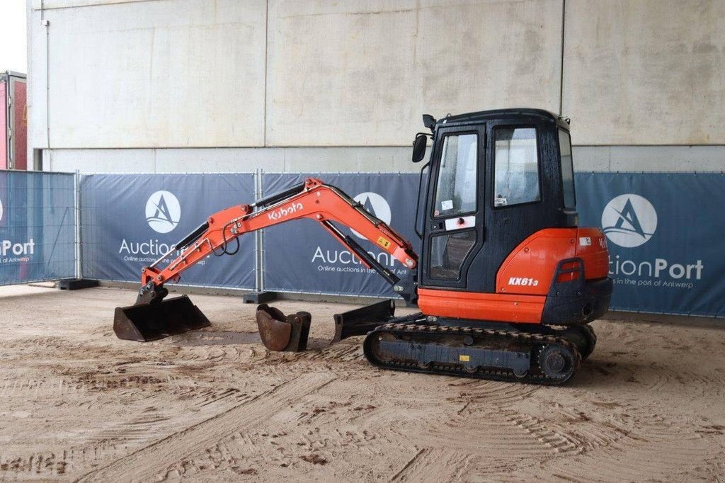 Minibagger des Typs Kubota KX61-3, Gebrauchtmaschine in Antwerpen (Bild 3)