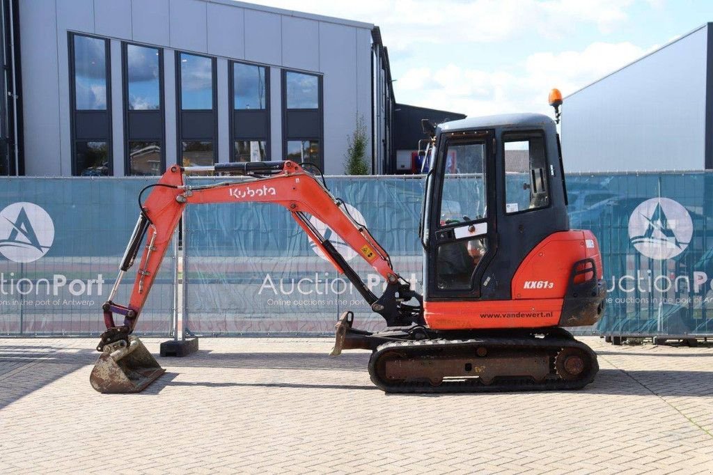 Minibagger du type Kubota KX61-3, Gebrauchtmaschine en Antwerpen (Photo 2)