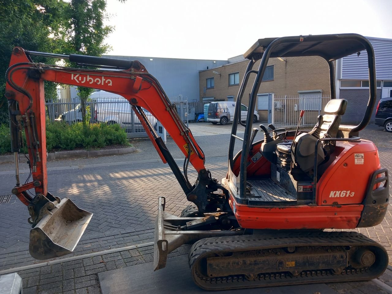 Minibagger a típus Kubota Kx61-3, Gebrauchtmaschine ekkor: Alblasserdam (Kép 3)