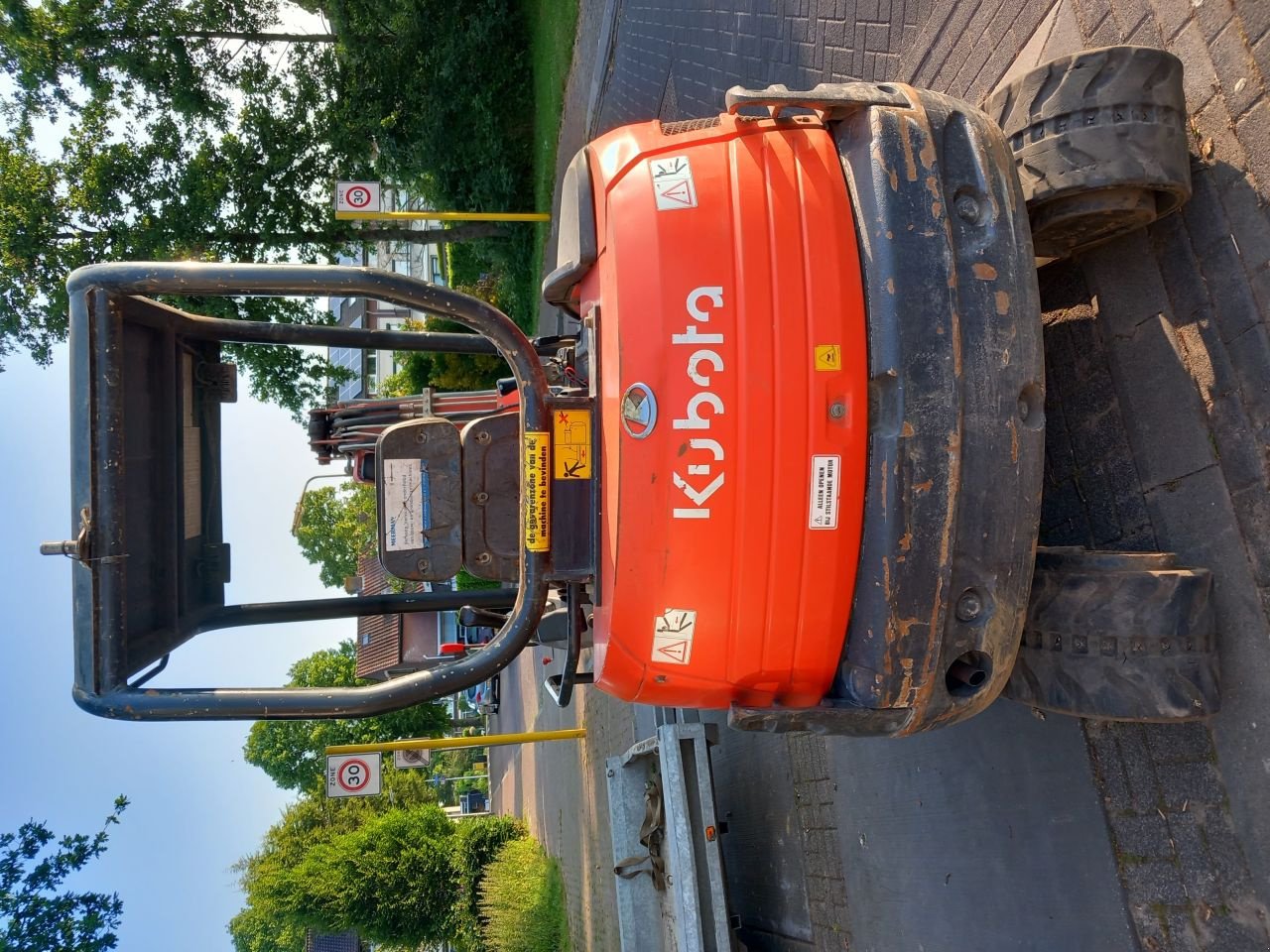 Minibagger van het type Kubota Kx61-3, Gebrauchtmaschine in Alblasserdam (Foto 2)