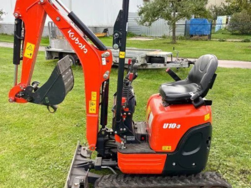 Minibagger tipa Kubota Nieuwstaat U10-3 slechts 187 echte uren!, Gebrauchtmaschine u Kwintsheul