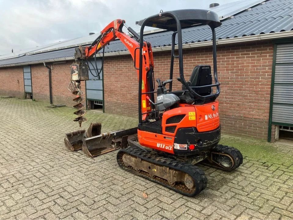 Minibagger van het type Kubota U 17-3 Graafmachine Minigraver, Gebrauchtmaschine in Lunteren (Foto 2)