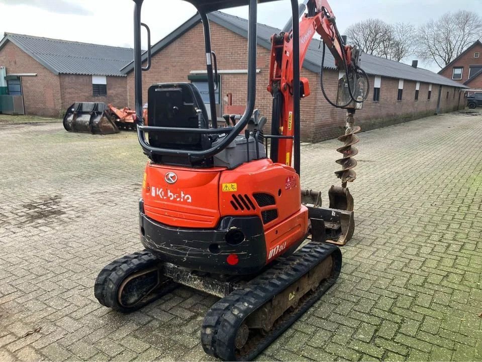 Minibagger des Typs Kubota U 17-3 Graafmachine Minigraver, Gebrauchtmaschine in Lunteren (Bild 3)