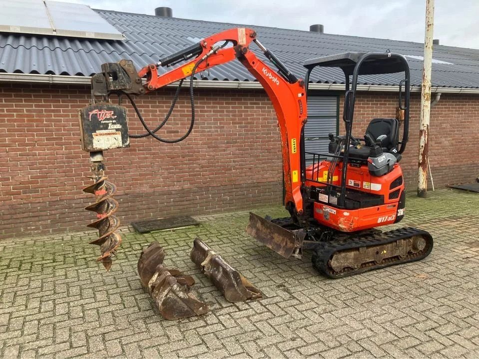 Minibagger van het type Kubota U 17-3 Graafmachine Minigraver, Gebrauchtmaschine in Lunteren (Foto 1)