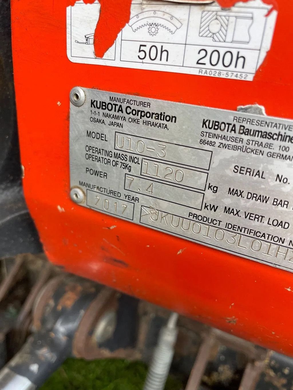 Minibagger tip Kubota U10-3 bouwjaar 2017 nieuwe rupsen, Gebrauchtmaschine in Kwintsheul (Poză 8)