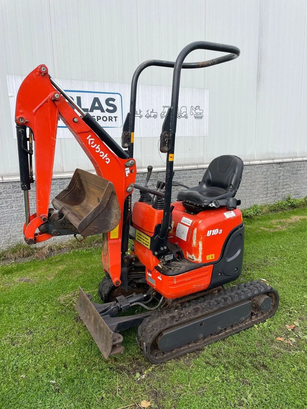 Minibagger van het type Kubota U10-3 bouwjaar 2017 nieuwe rupsen, Gebrauchtmaschine in Kwintsheul (Foto 2)