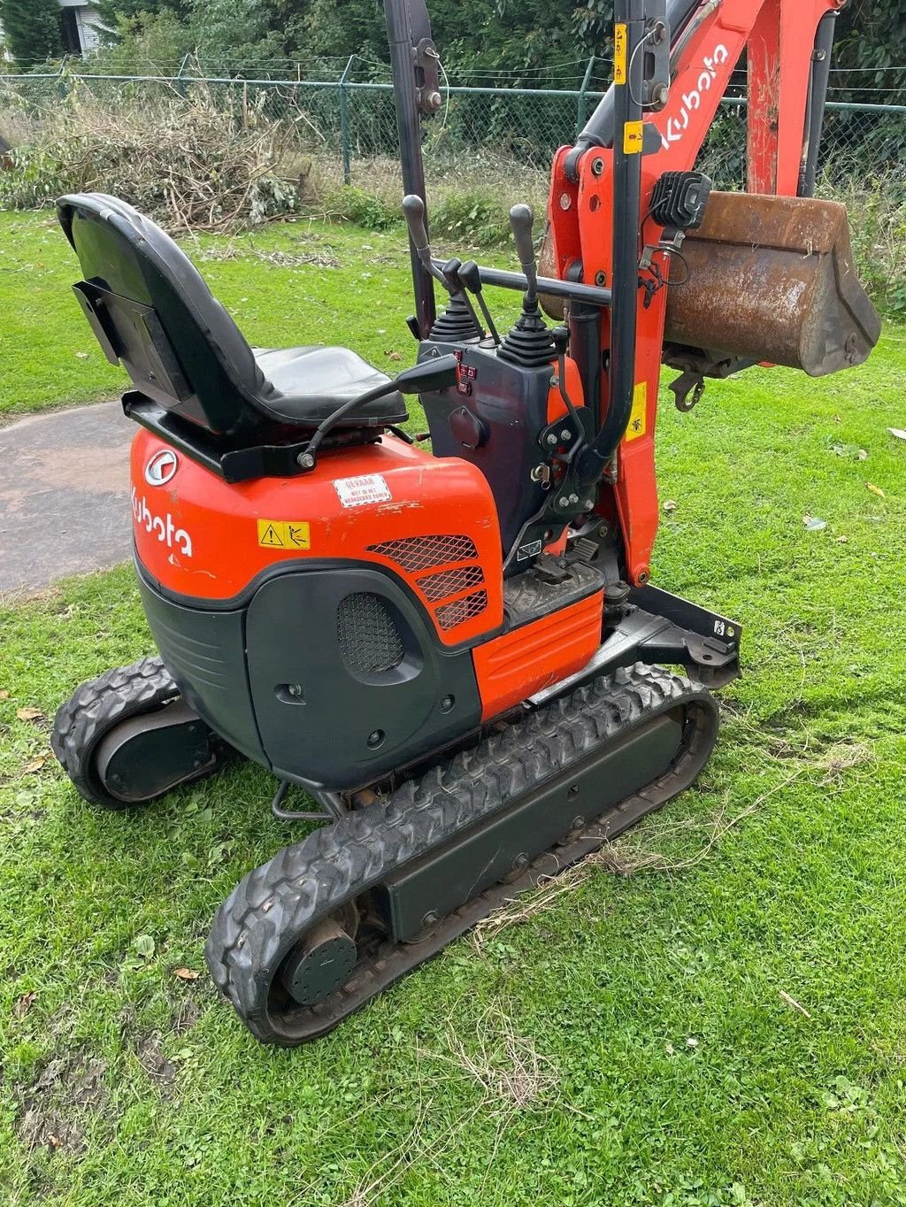 Minibagger typu Kubota U10-3 bouwjaar 2017 nieuwe rupsen, Gebrauchtmaschine v Kwintsheul (Obrázok 5)