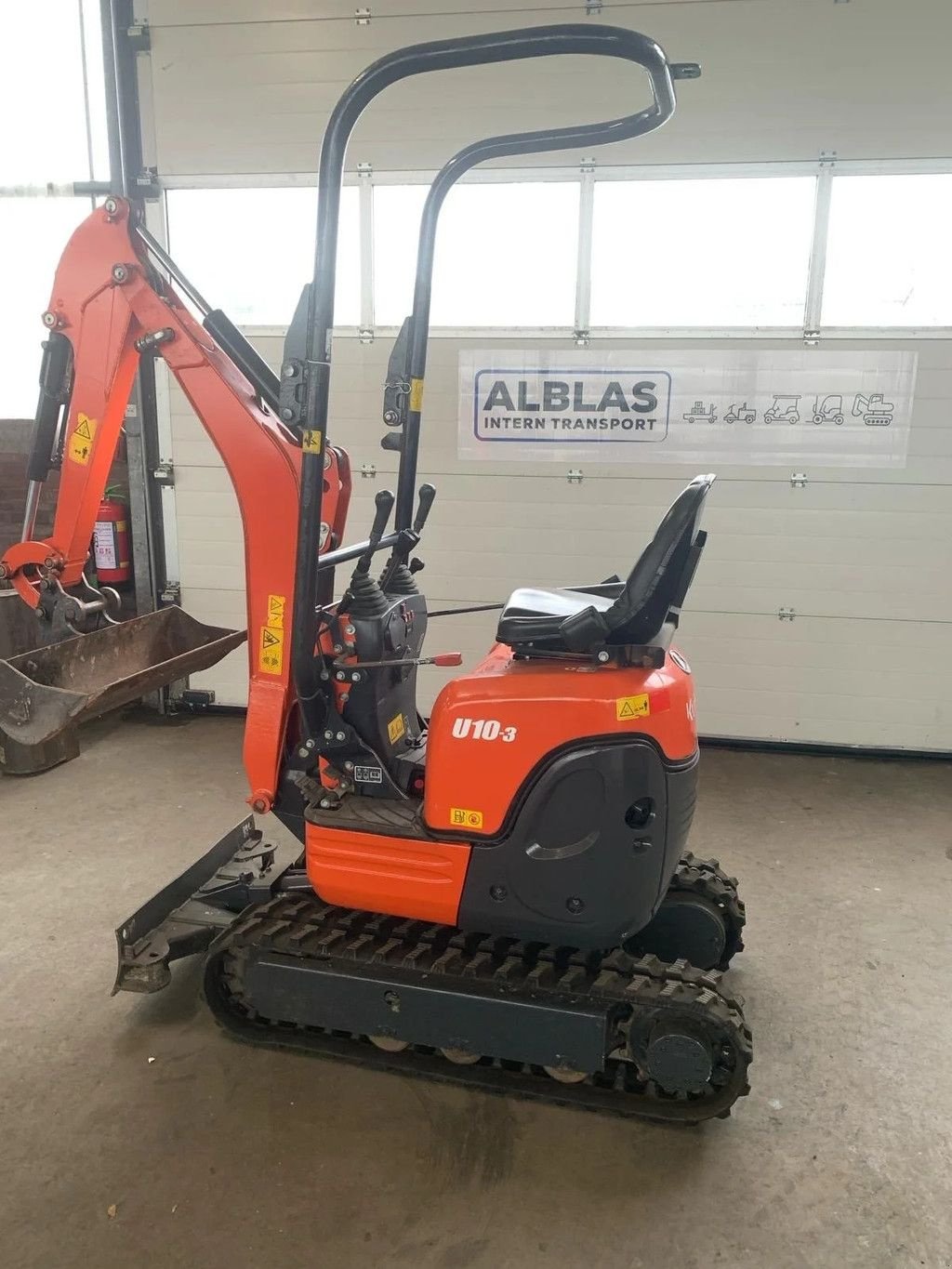 Minibagger del tipo Kubota U10-3 graafmachine 2021 slechts 670 uur, Gebrauchtmaschine en Kwintsheul (Imagen 2)