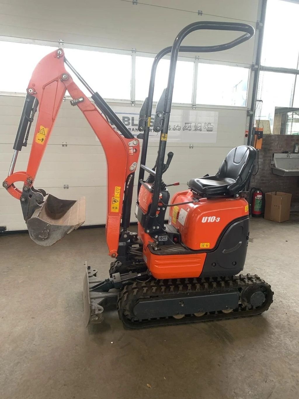 Minibagger του τύπου Kubota U10-3 graafmachine 2021 slechts 670 uur, Gebrauchtmaschine σε Kwintsheul (Φωτογραφία 1)