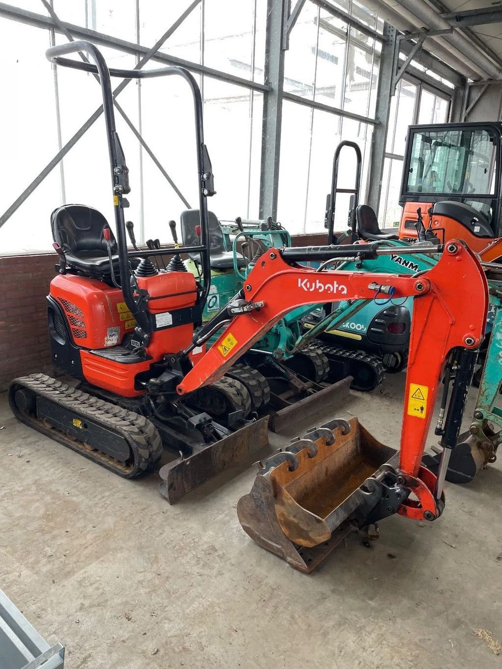 Minibagger des Typs Kubota U10-3 minigraafmachine cw00, Gebrauchtmaschine in Kwintsheul (Bild 2)