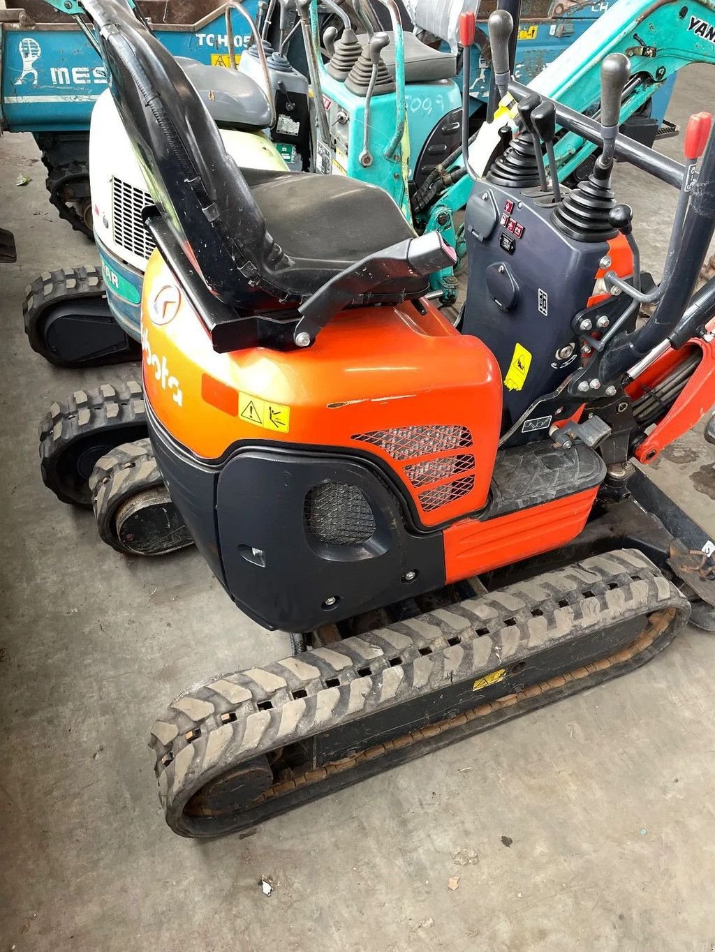 Minibagger des Typs Kubota U10-3 minigraafmachine cw00, Gebrauchtmaschine in Kwintsheul (Bild 4)