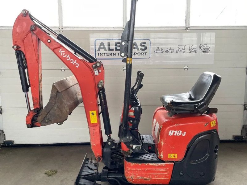 Minibagger типа Kubota U10-3 minigraafmachine minigraver met CW00 snelwissel, Gebrauchtmaschine в Kwintsheul