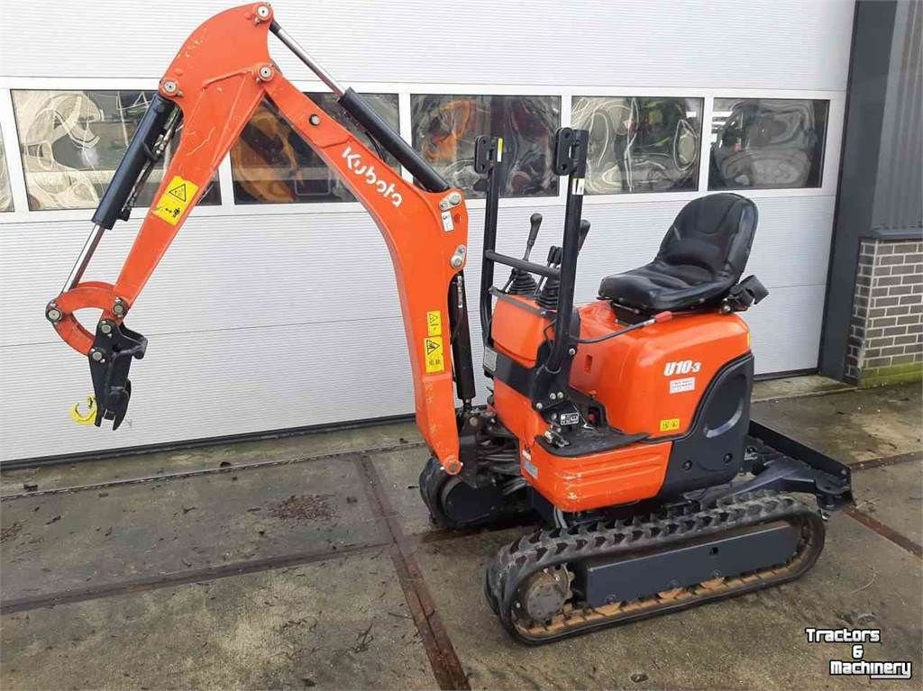 Minibagger van het type Kubota U10-3 minigraver, Gebrauchtmaschine in Zevenaar (Foto 7)