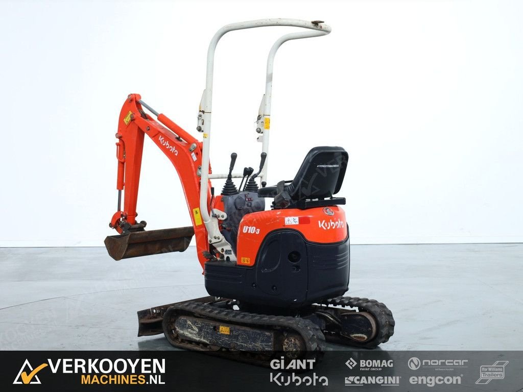 Minibagger du type Kubota U10-3, Gebrauchtmaschine en Vessem (Photo 3)