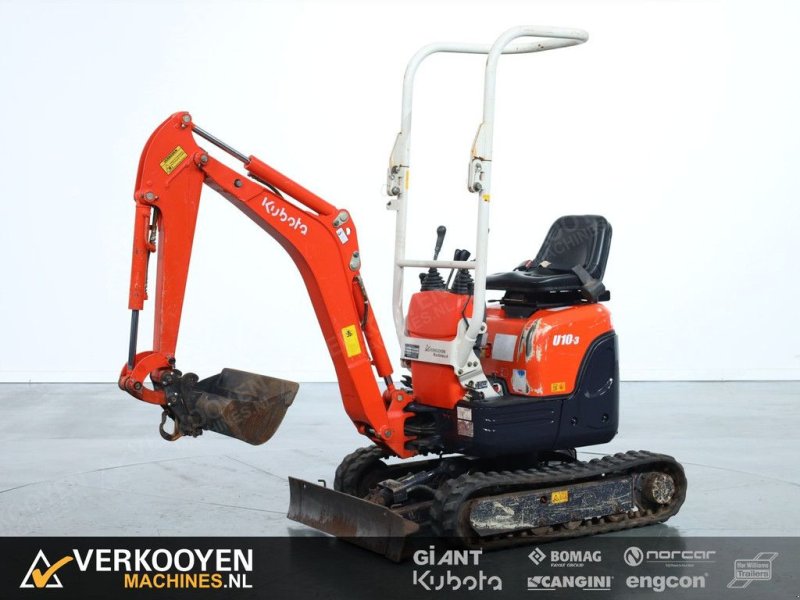 Minibagger des Typs Kubota U10-3, Gebrauchtmaschine in Vessem