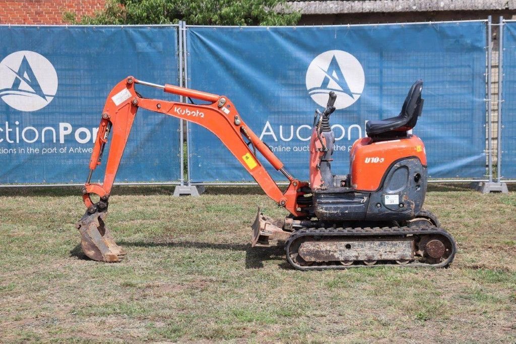 Minibagger Türe ait Kubota U10-3, Gebrauchtmaschine içinde Antwerpen (resim 2)