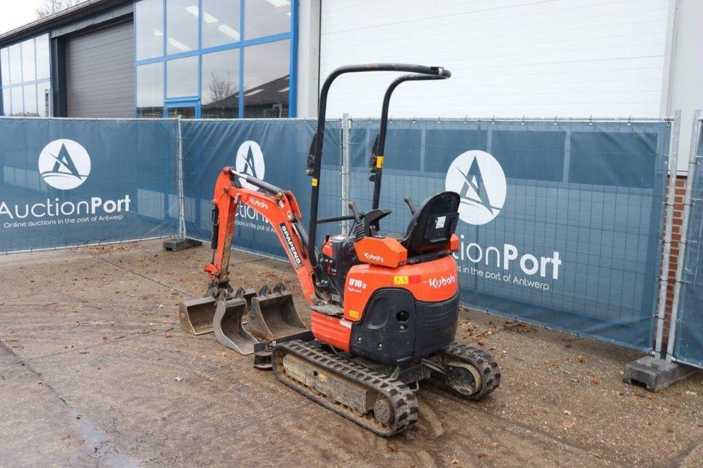 Minibagger des Typs Kubota U10-3, Gebrauchtmaschine in Antwerpen (Bild 3)