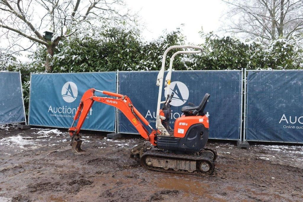 Minibagger des Typs Kubota U10-3, Gebrauchtmaschine in Antwerpen (Bild 3)